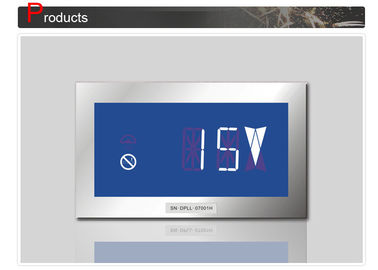 16 / 24 μπιτ οριζόντια επίδειξη ανελκυστήρων LCD 7 ίντσας με το προσαρμοσμένο λογότυπο